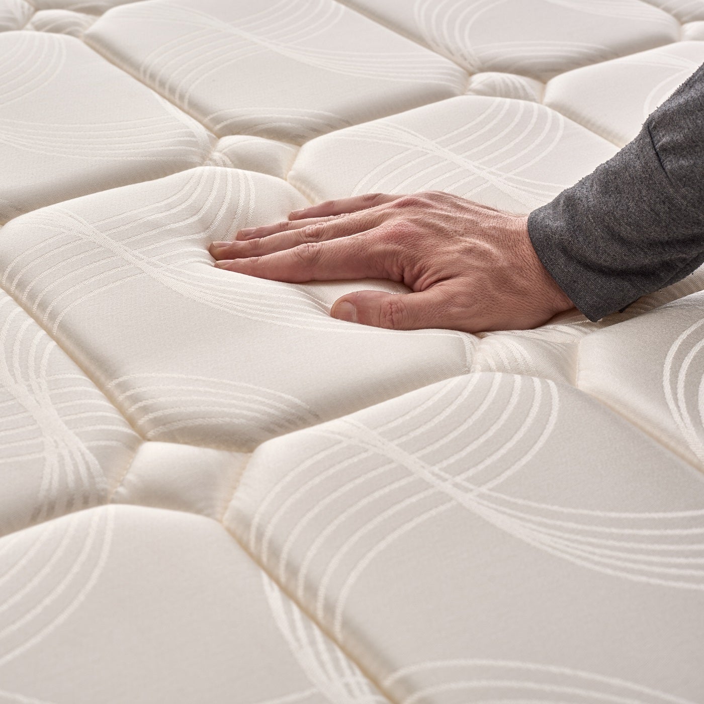 Matelas Luxury 160x200 cm - Multicouches HR - Blue Latex - Confort Premium - Mousse à Mémoire de forme - Très épais 25 cm - 7 Zones - Reversible - 10