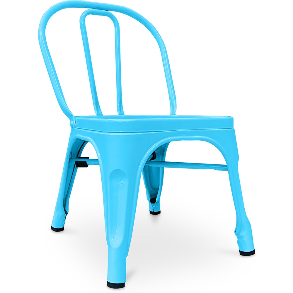 Chaise Enfant Colorée – Lot Assorti, Design Fun Et Robuste 35x32x34 Cm – Parfaite Pour École, Cantine Ou Chambre