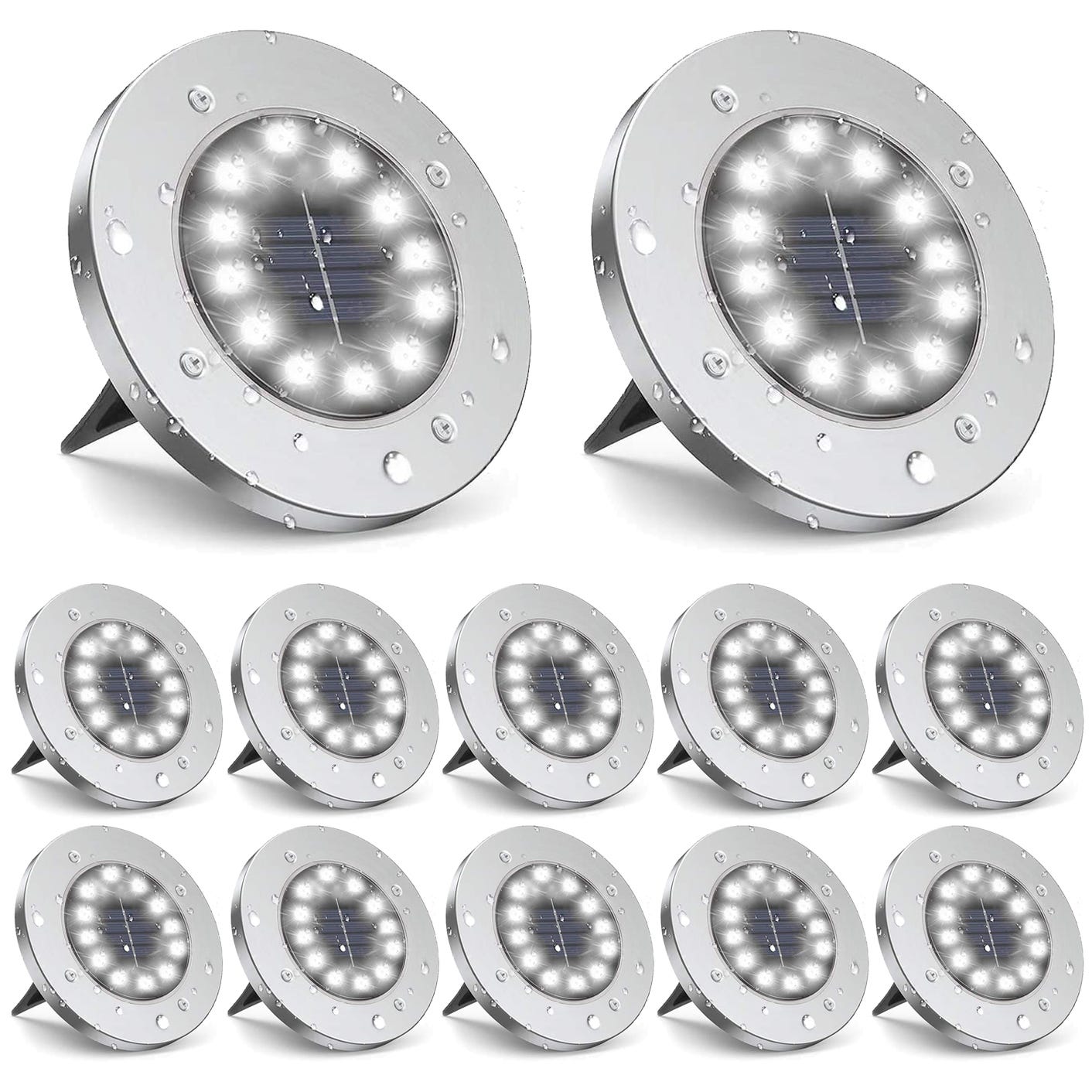 Lampada Da Terra Solare Con Treppiede - Luce Dimmerabile RGB Per Esterni E Giardino - Foto 9