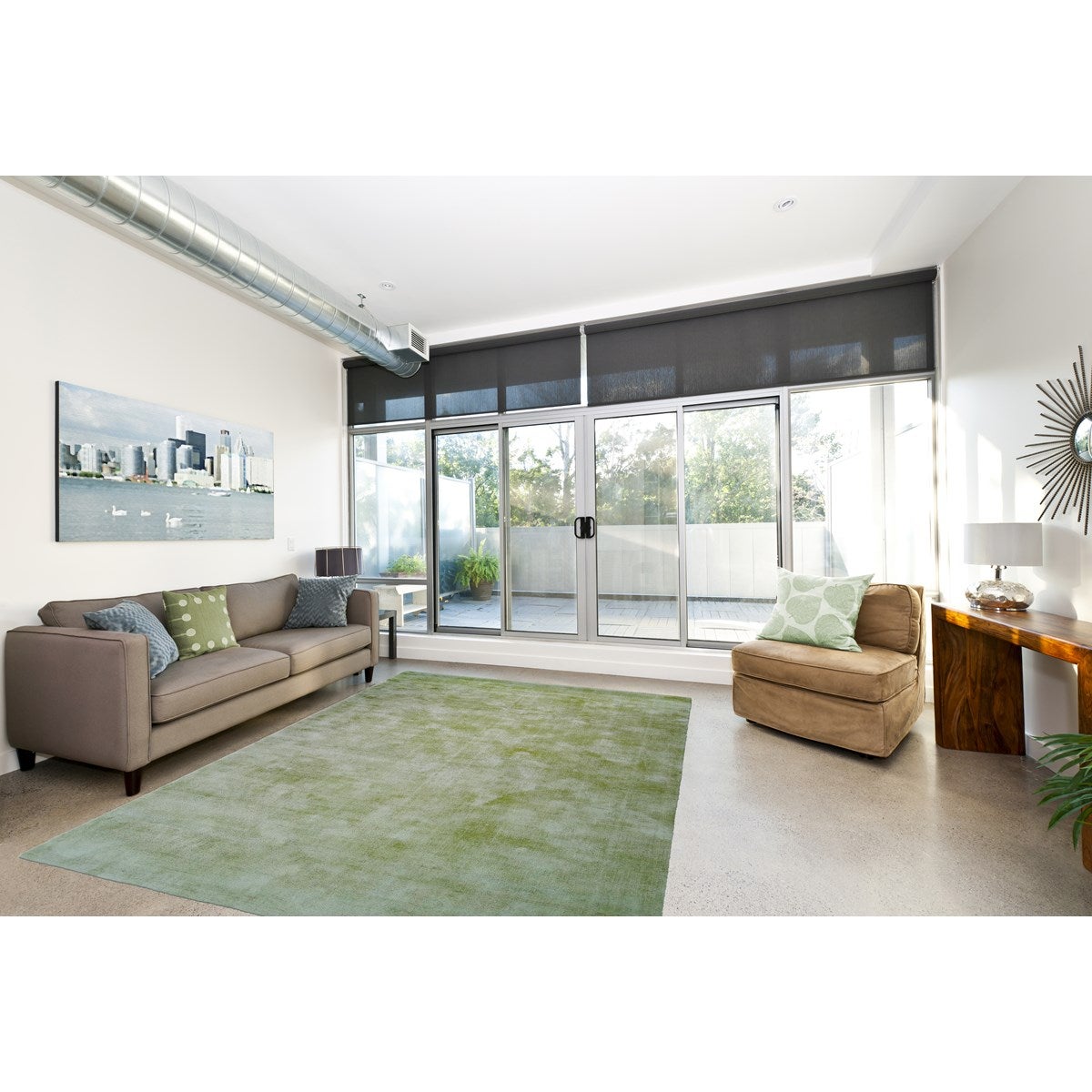 Tapis de salon moderne tissé main LUXOR 160x230 cm - 3