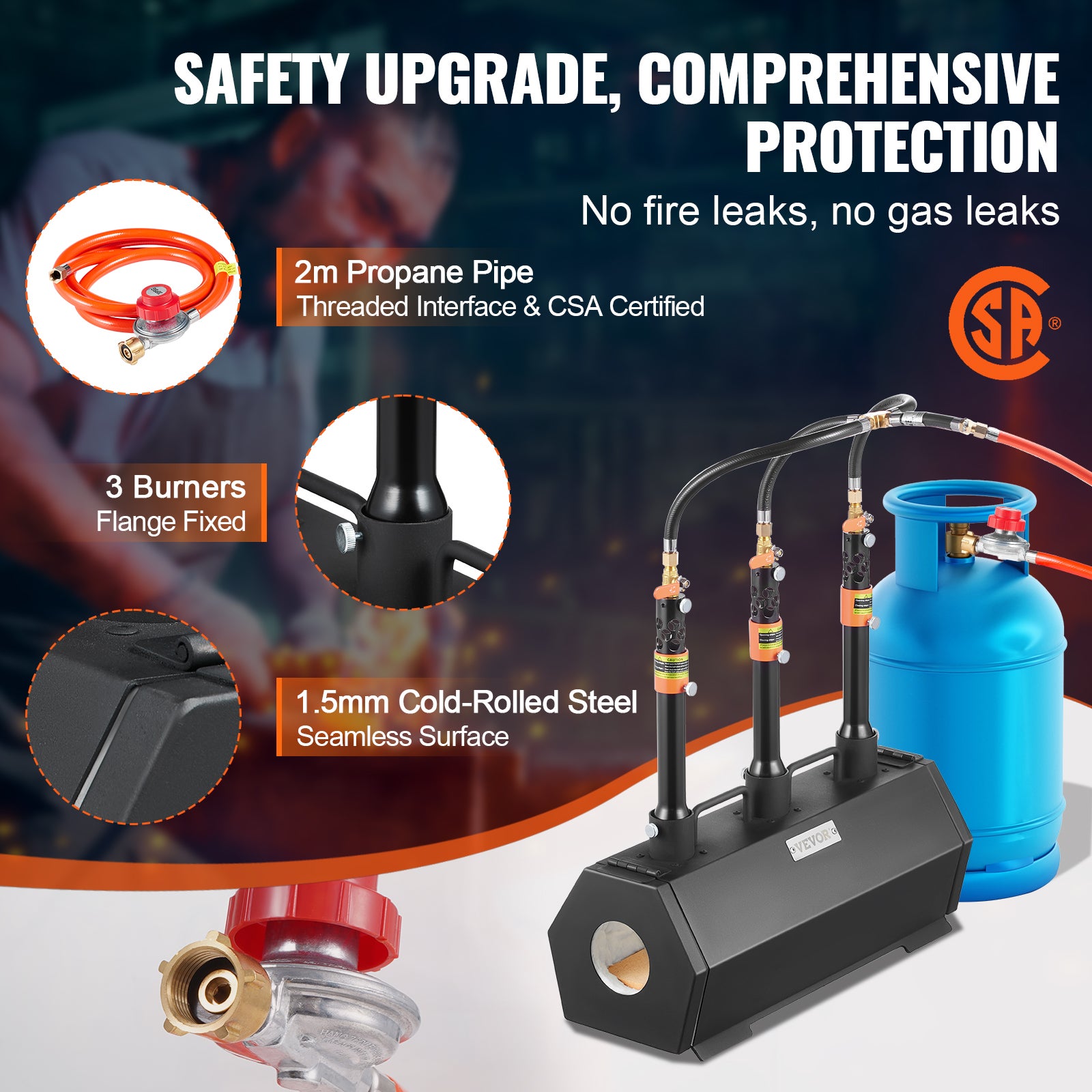 Forge à Gaz Devil-Forge DFPROF5 Au Propane/butane - Température Max 1370°C, Neuve, Pour Forgeage
