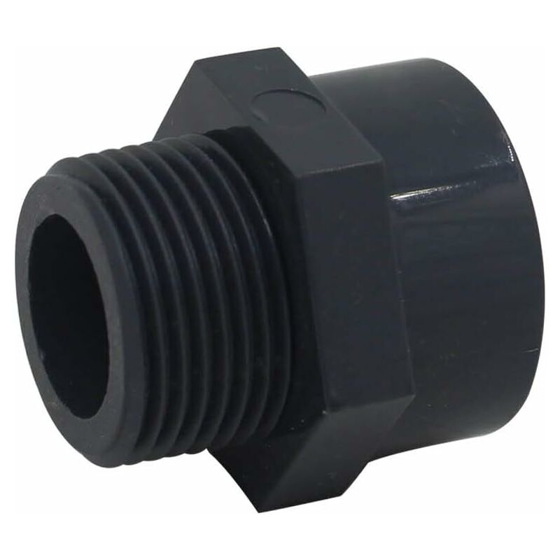 Embout filete pvc male 32mm embout a visser piscine raccord mixte pvc manchon fileté pvc (Diamètre Interne 32mm - 1