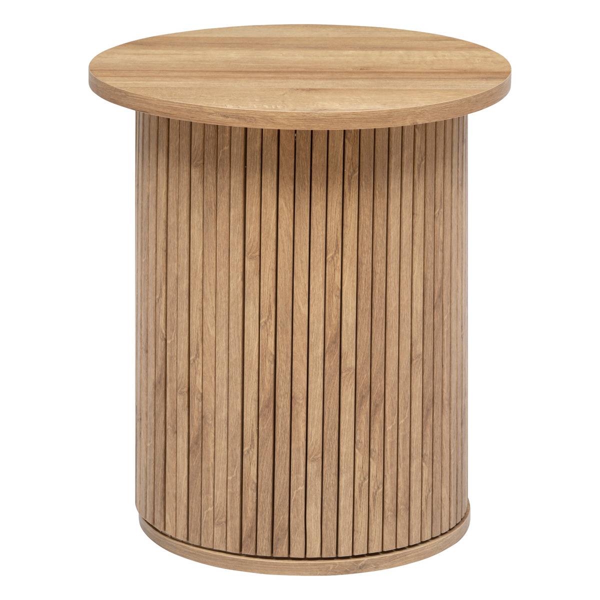 ATMOSPHERA Tavolino Enola In Frassino Impiallacciato - Bianco, D.55 X A.38 Cm - 3