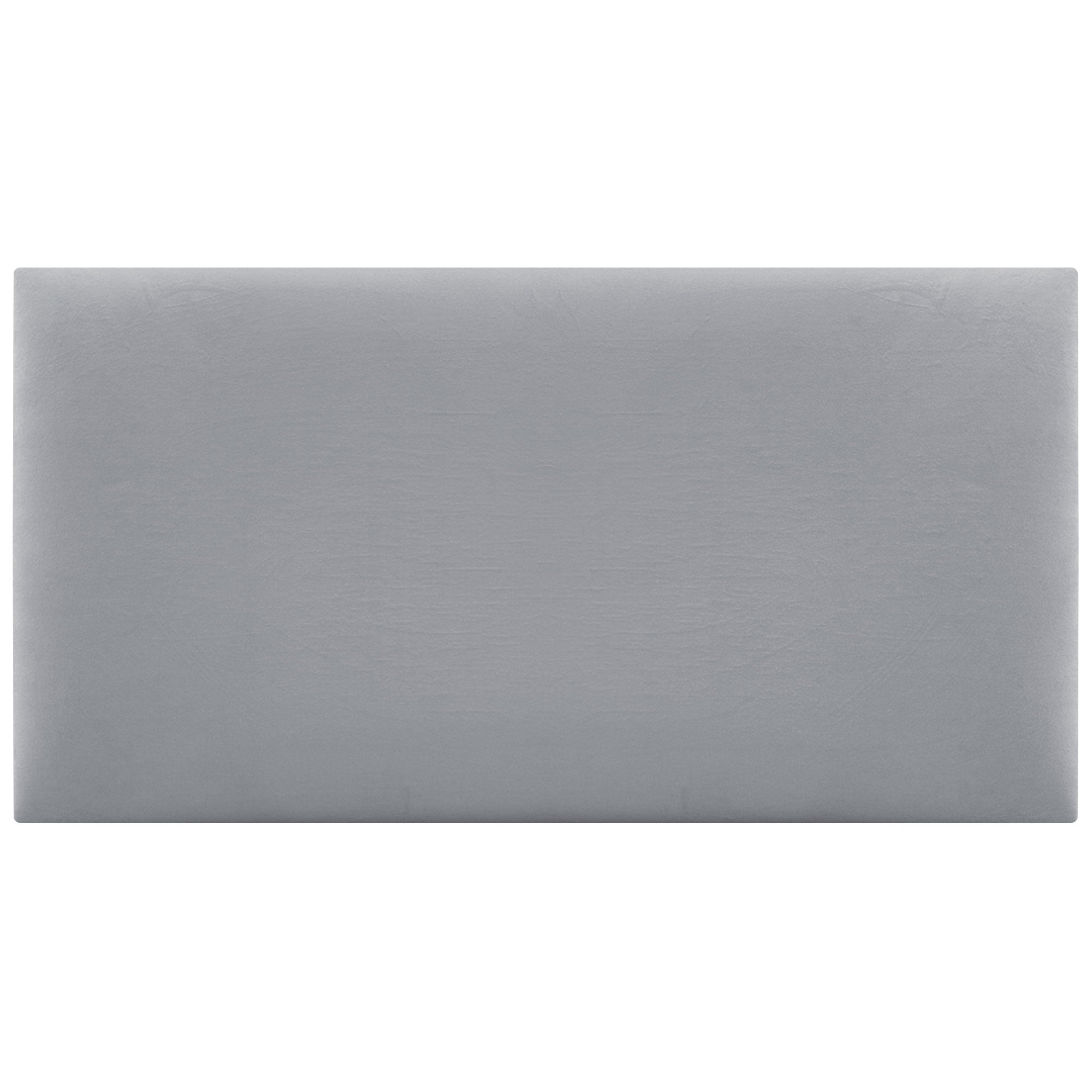 DHOME Testiera in Velluto Liscio Camera da letto Imbottita con Testiera Imbottita Moderna di Fascia Alta (Grigio Chiaro, 90x50cm) - 3