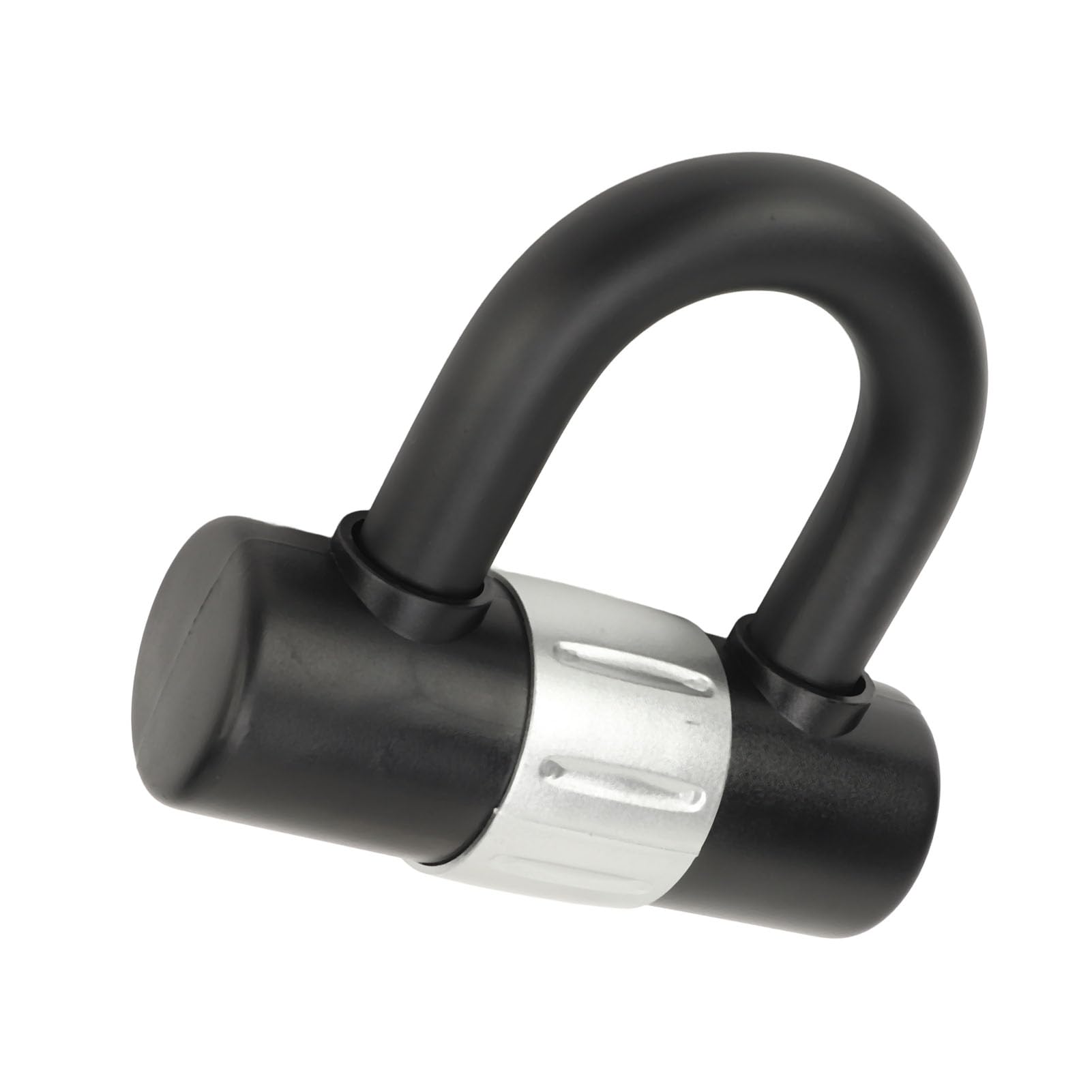 Lucchetto a U in lega di zinco antifurto portatile con chiavi per camper, camion, rimorchi, auto, ingegneria - 4