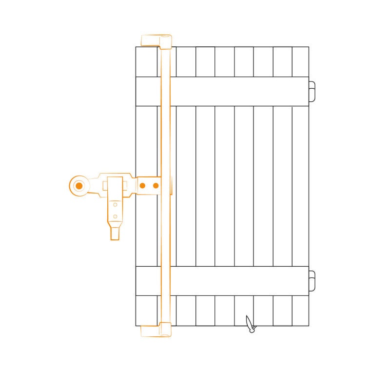 Espagnolette, Noir, Système de Fermeture pour Volet Battant - 8
