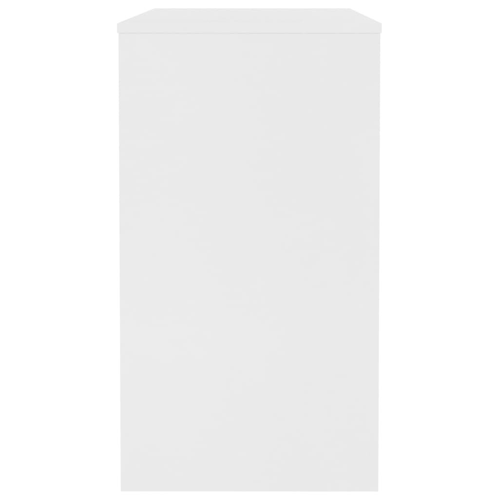 Bureau Blanc 90x40x72 cm Bois d'ingénierie vidaXL - 5