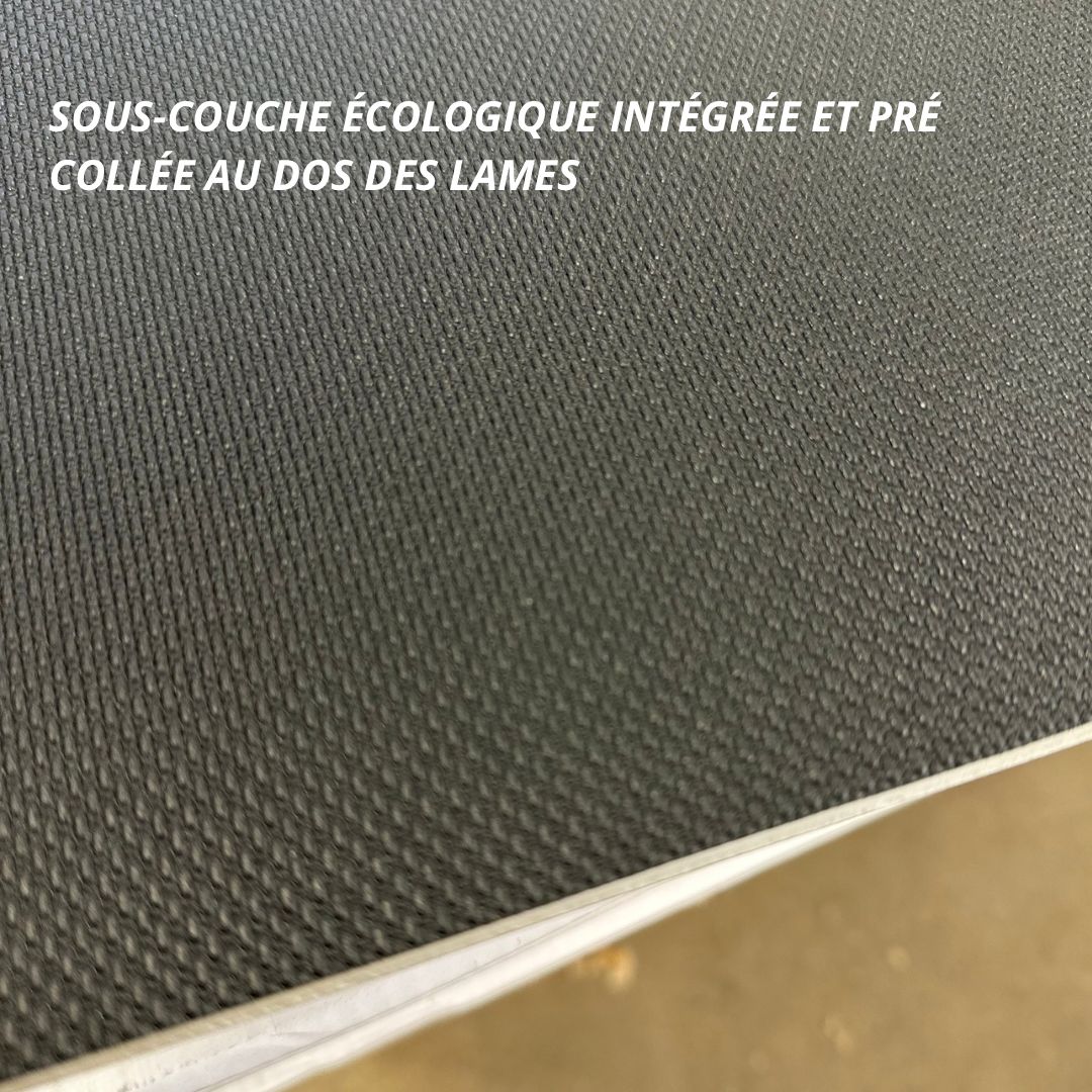 Lames PVC clipsable - sous couche intégrée- Épaisseur 7,5mm - garantie 30 ans - couleur gris clair - Dimension L122cm&nbsp;x&nbsp;l&nbsp;23&nbsp;cm - 5