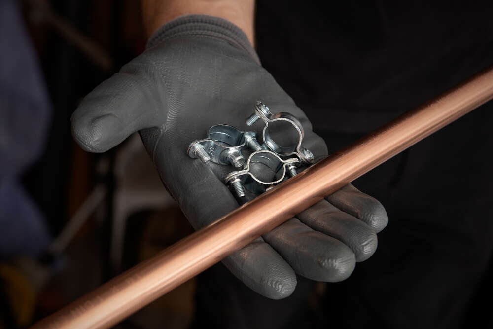 Collier simple M6 - Zingué 40 mm - Boite de 50 - 3