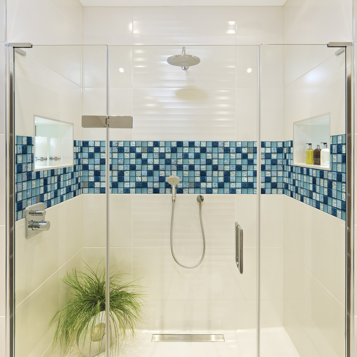 Paquete de 6 pegatinas de azulejos de piso artemis - adhesivo pared - sticker revestimiento - 90x90cm-6frisesde15x90cm