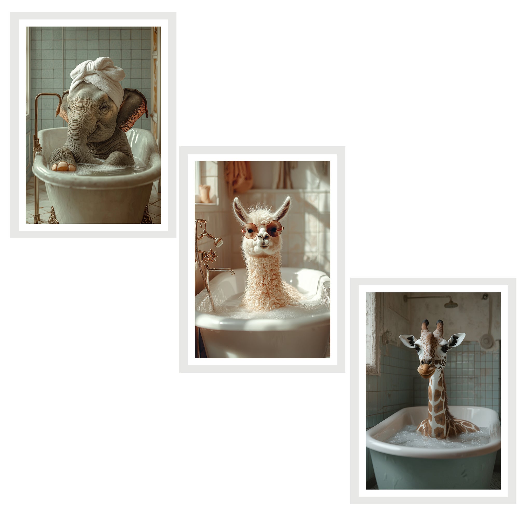 Le Chat Mignon Dans La Salle De Bain Illustration Vectorielle Dans Le Style De L'art Linéaire