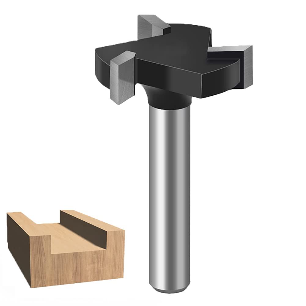 1/4 Tige CNC Spoilboard Fraise de Surface de Fraise,Fraises à Défoncer ...