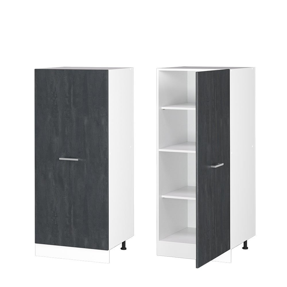 Vicco Armoire haute R-Line, Béton noir, 60cm - 5