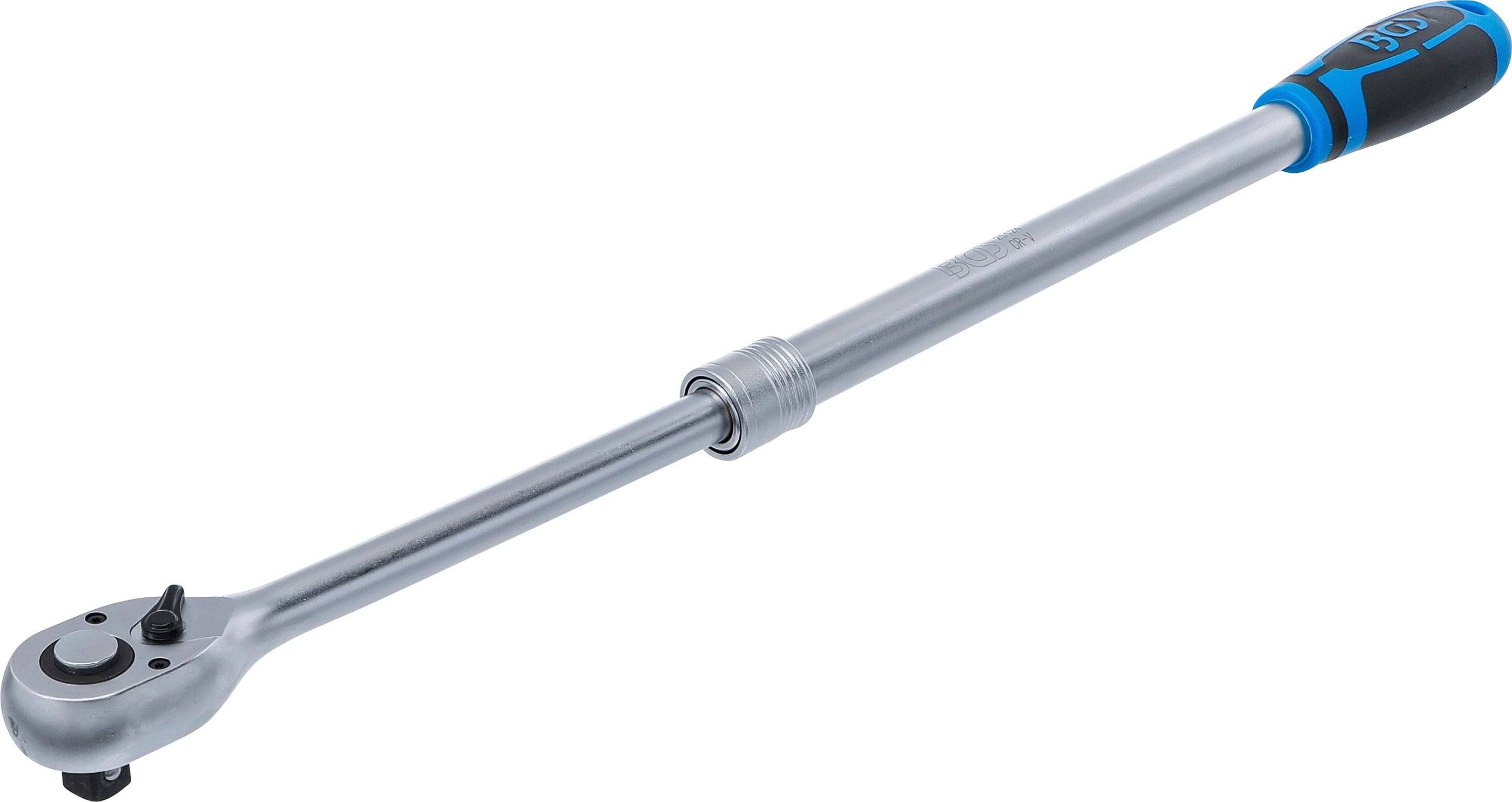 BGS Grzechotka przełączana wysuwana bardzo długa napęd kwadratowy zewnętrzny 12,5 mm (1/2") 455 - 595 mm - 25124