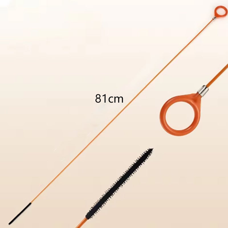 Set di 3 punte per la pulizia degli scarichi, 81 cm - Rivestimento in nylon antirottura, rimuove i capelli da doccia/vasca/lavandino - 2