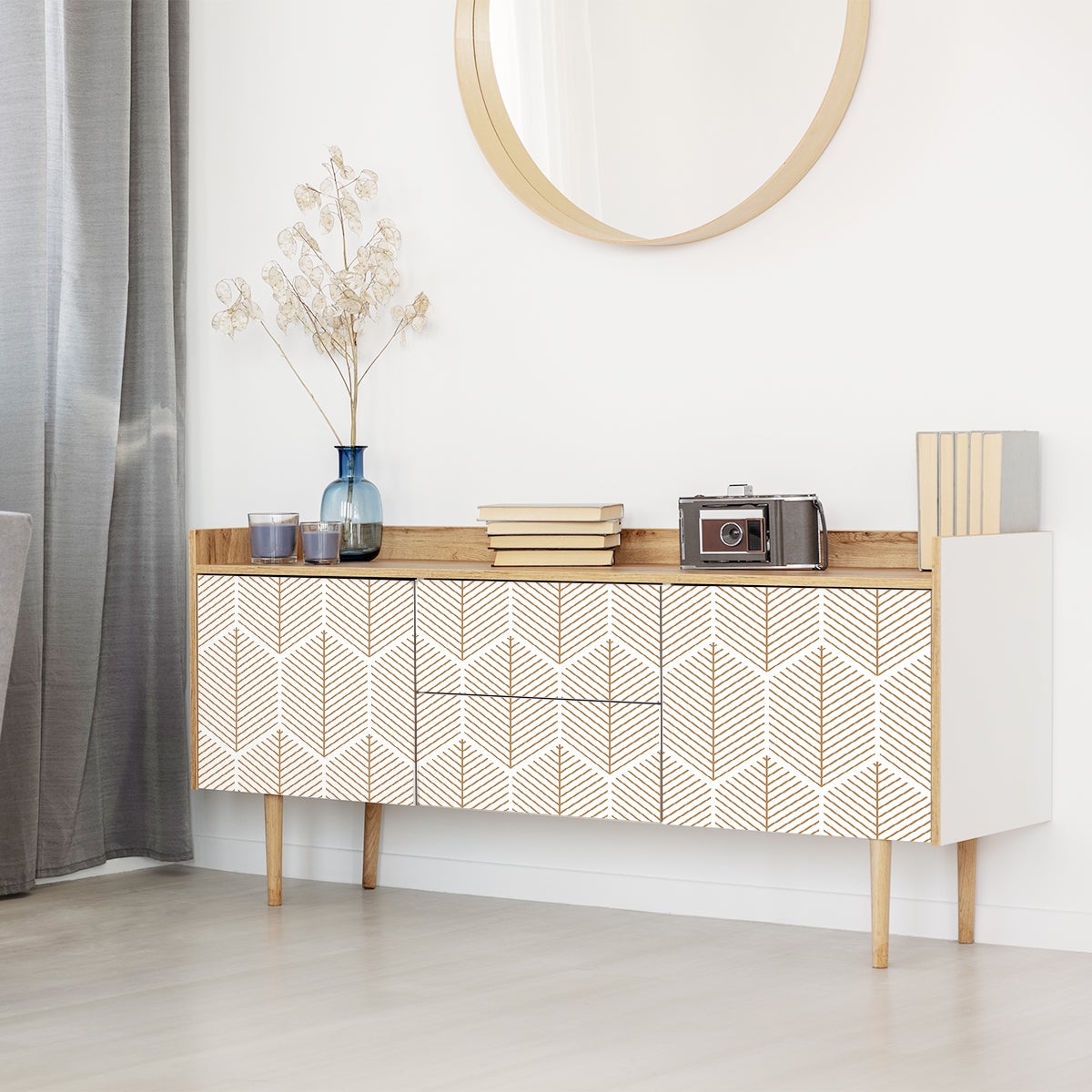 Sticker meuble scandinave lilkay 60 x 90 cm - 3