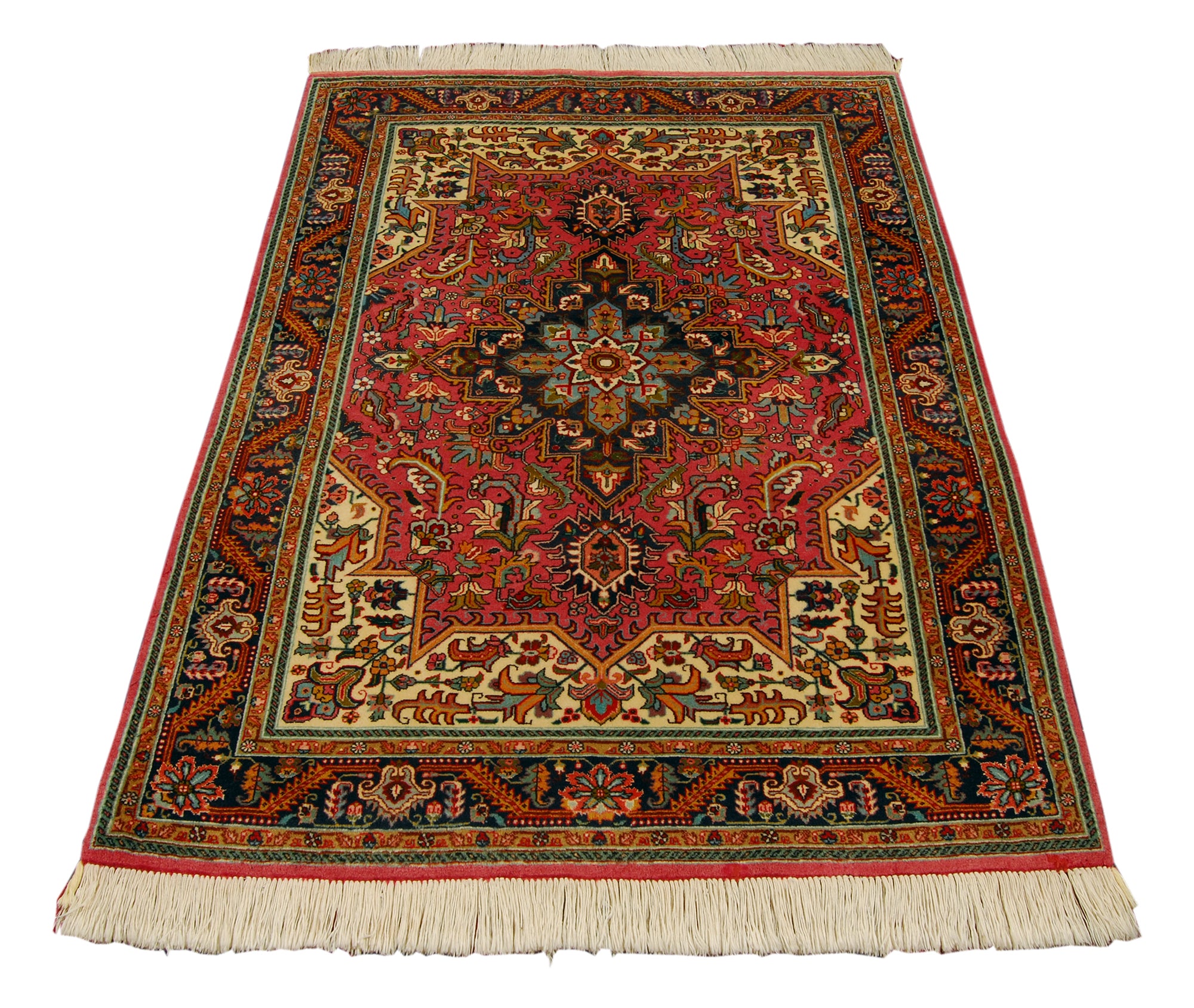 Alfombra oriental hecha a mano original, tamaño: 147x102 cm con certificado de autenticidad