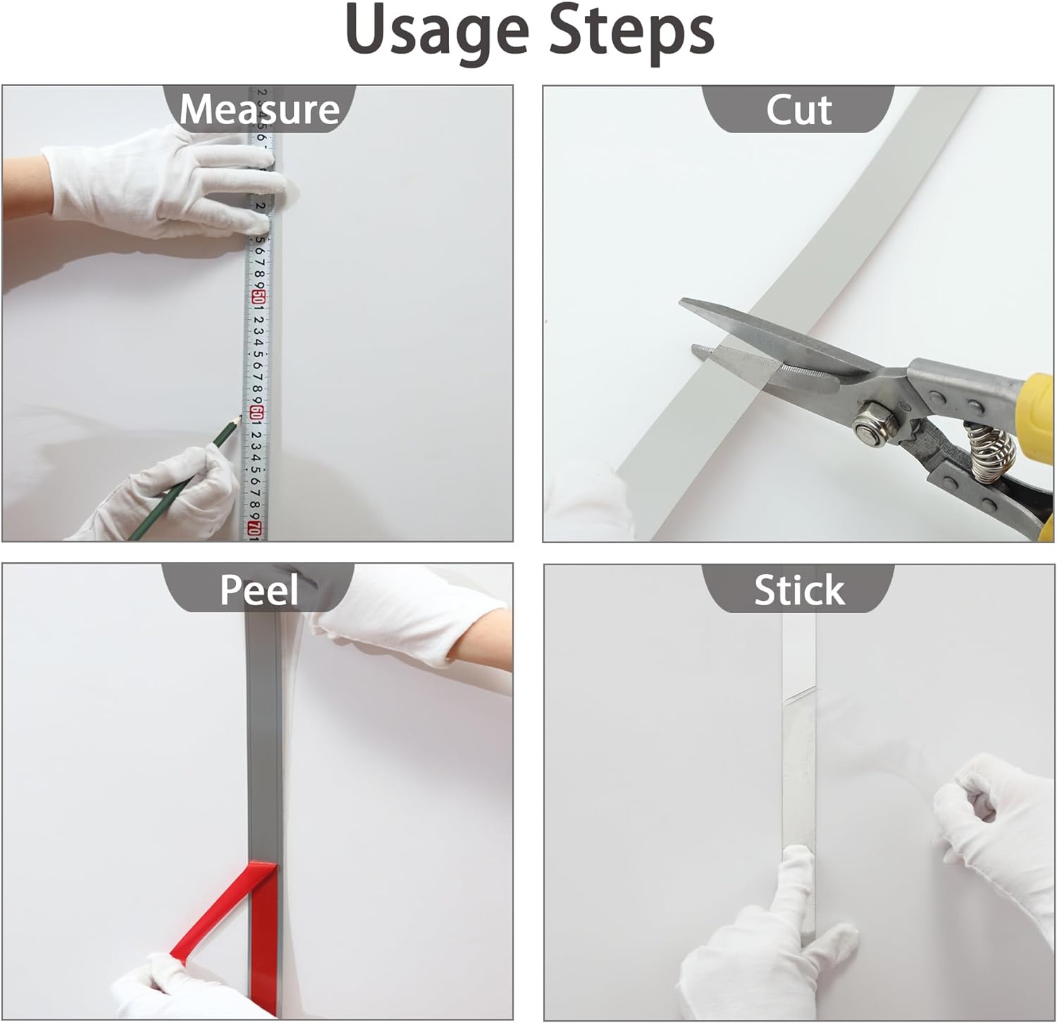 GAUDER Bande Métallique Autocollante | Ruban Métallique Adhésif | Bande