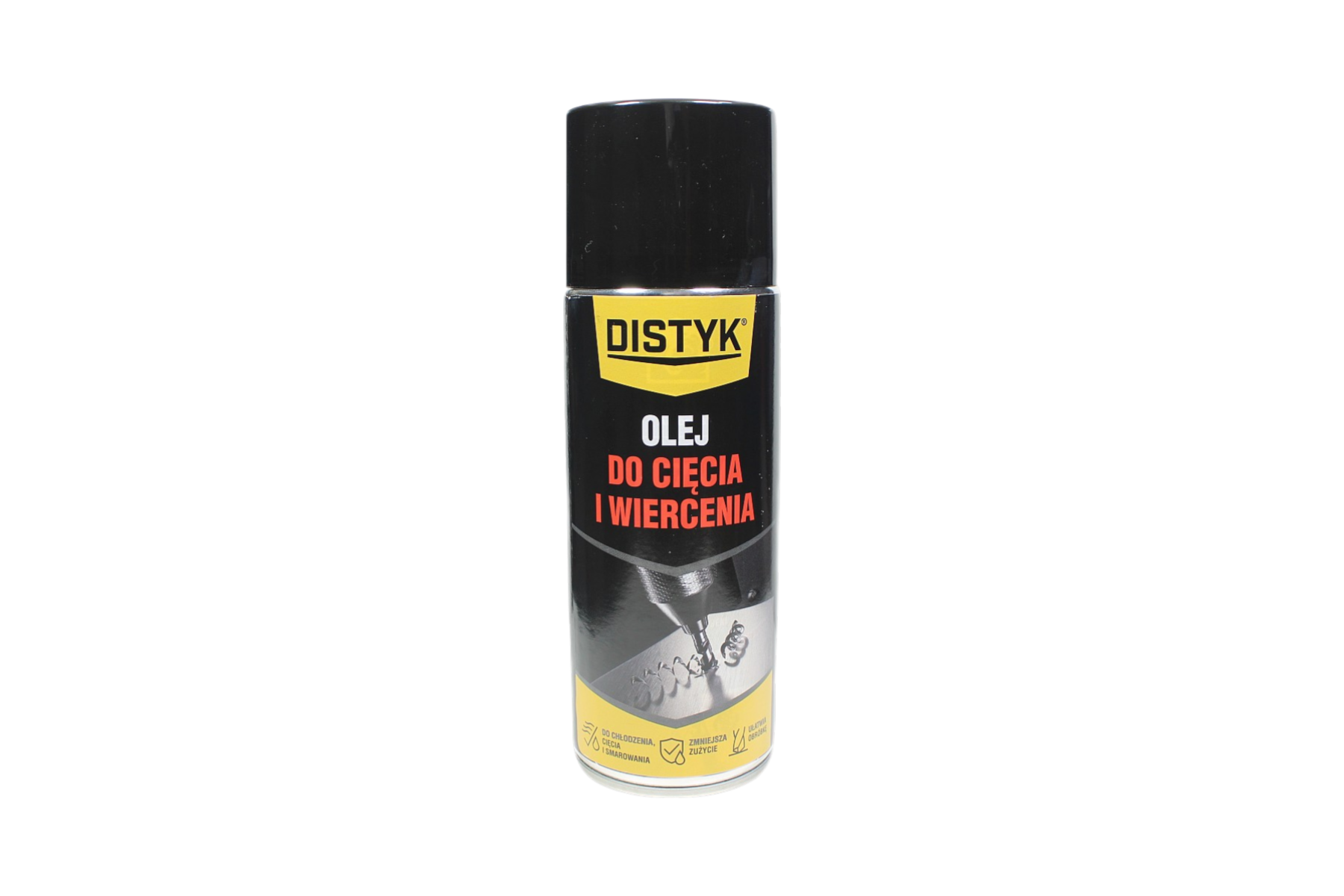 Olej do cięcia i wiercenia Distyk 400ml bezbarwny - cięcie, wiercenie, chłodzenie i smarowanie