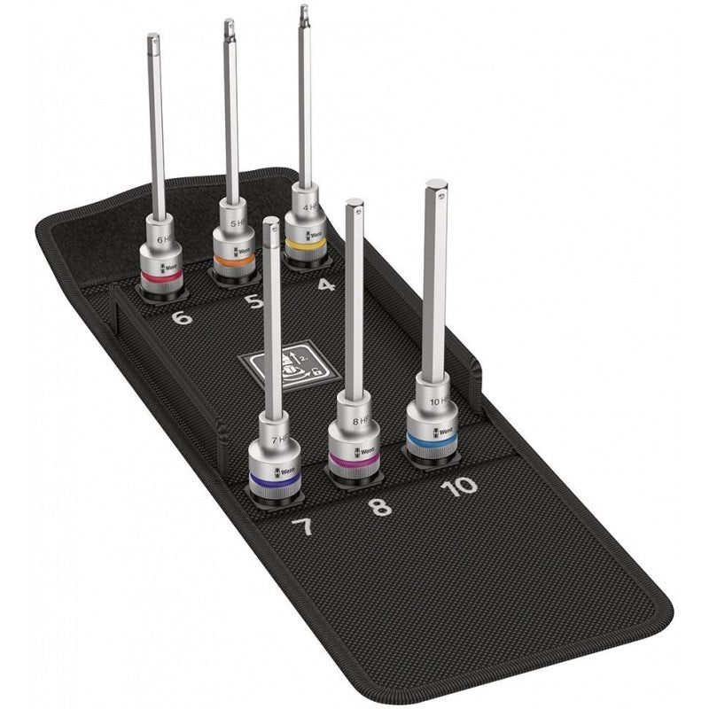 Wera 8740 C HF 2 nasadki do kluczy nasadowych 6 sztuk (05004210001)