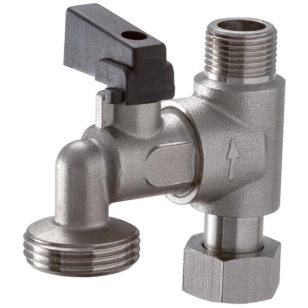 Combiné de piquage machine à laver - Riquier - MF 3/8' - Nez M 3/4' - 4