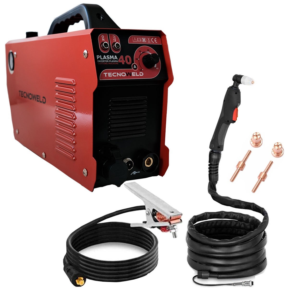 RIVERWELD L-TEC PT-31 JG-40 WSD-LG40 Plasma Elettrodo 18205L Ugello 18866l Sindone Coppa di scudo 18204 Kit Fit Cut 50d 50 40 Plasma Cutter 30pcs