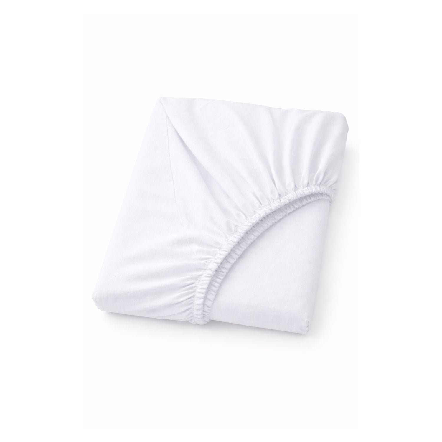 Sábana Bajera Blanco Cama 150cm - 100% Algodón - Donegal Collections - 3