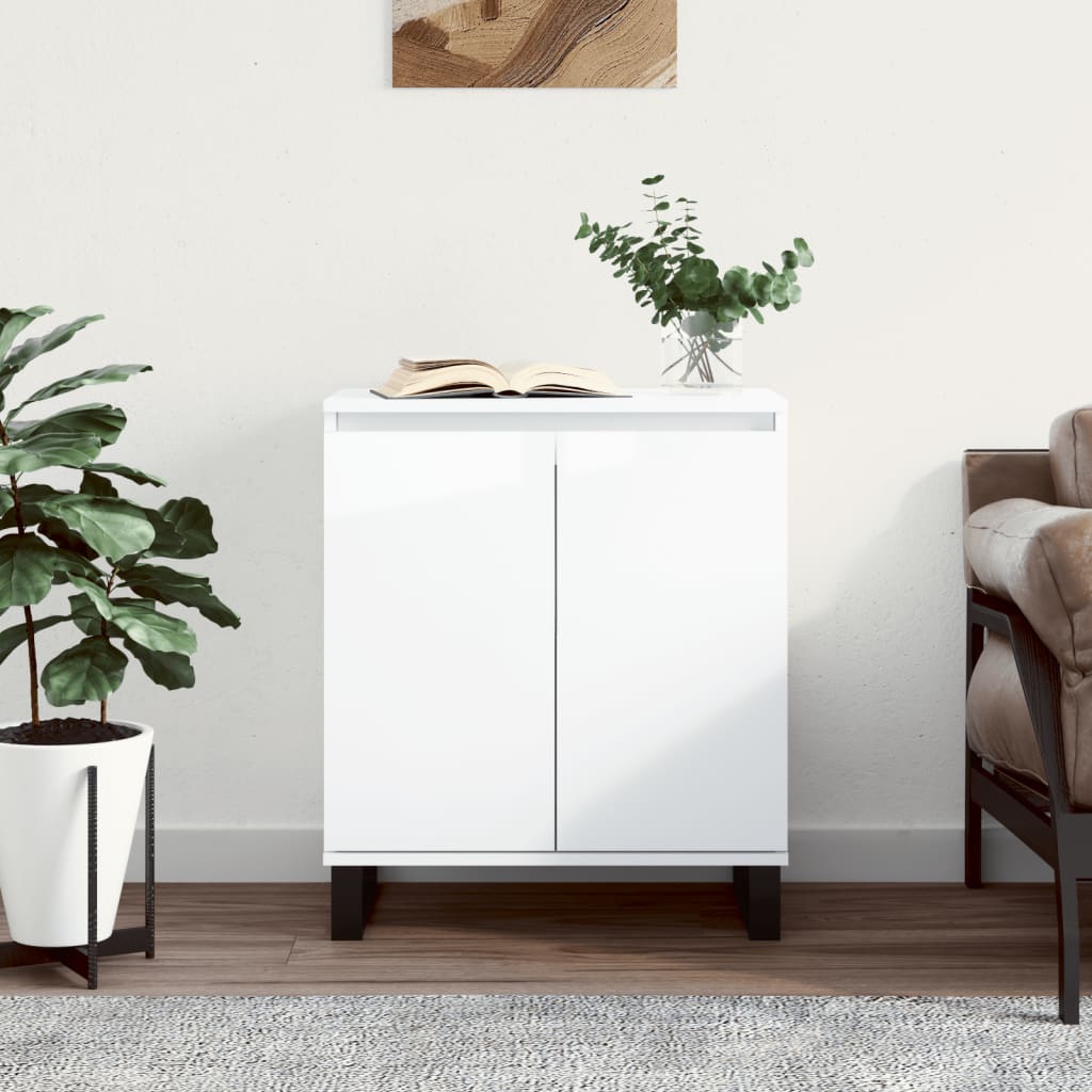 Atyhao Buffet Blanc 60x35x70 cm Bois d'ingénierie A821148 98666
