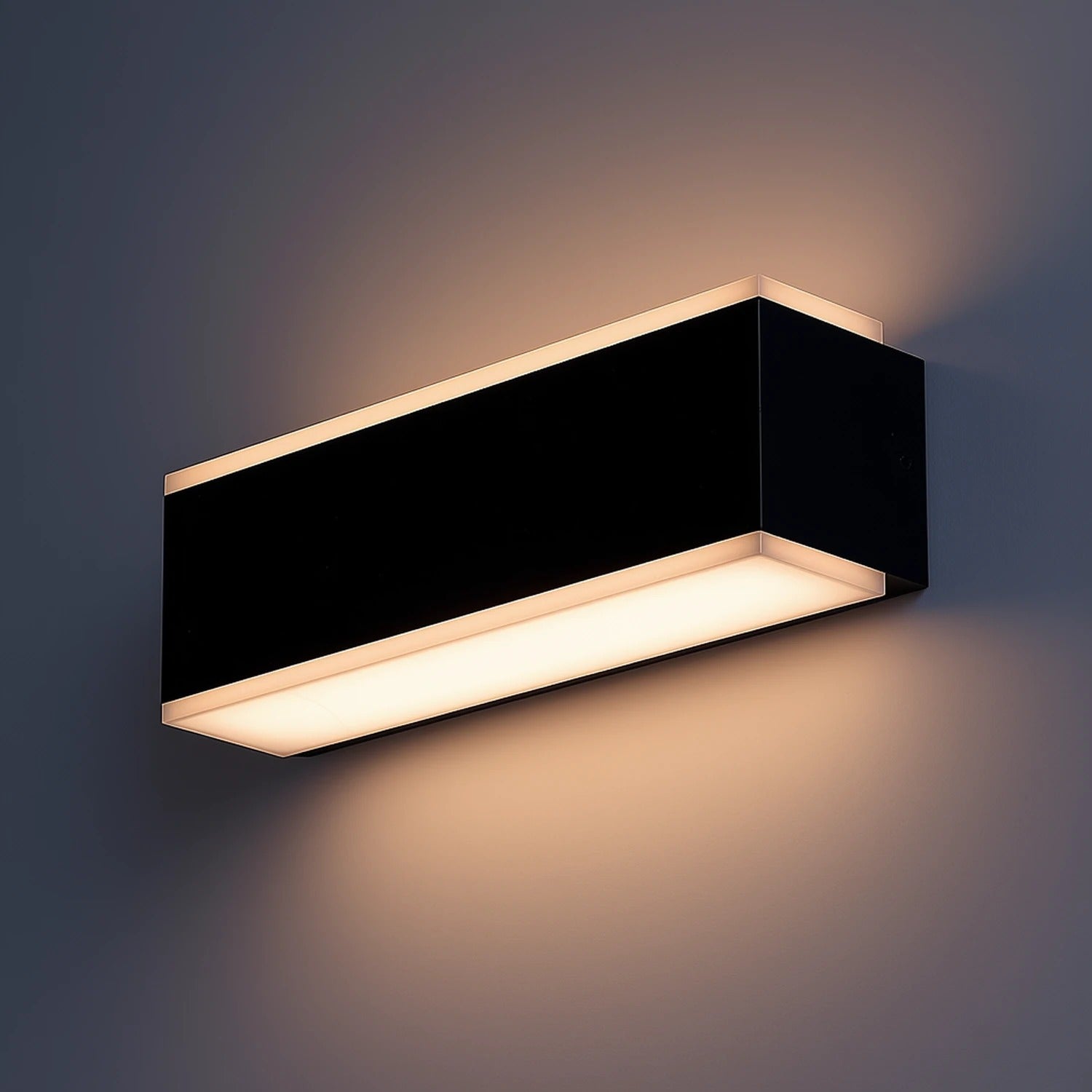 Kinkiet zewnętrzny MATARO LED 12W Ciepła biel 950lm czarno-biały wym: 7,5x23x6,5 cm IP54 Rabalux