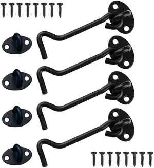 Boulon De Verrouillage à Crochet à 90 Degrés, Loquet De Verrouillage D'angle De Sécurité En Acier Inoxydable 304, Loquet à Bascule à Angle Droit, Serrure De Boîte à Outils Pour Porte, Fenêtre