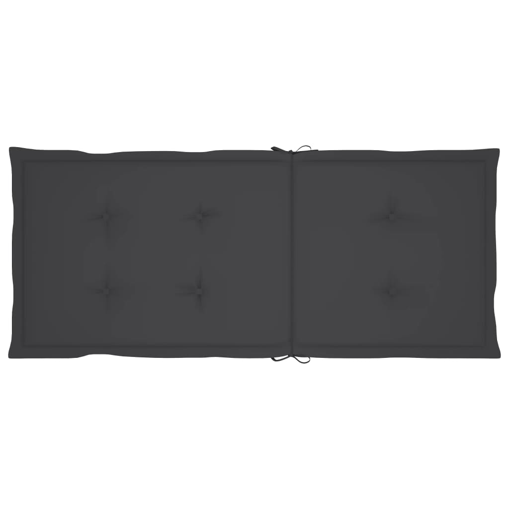 Chaise de jardin avec coussin Maison Exclusive en bois Gris - 8