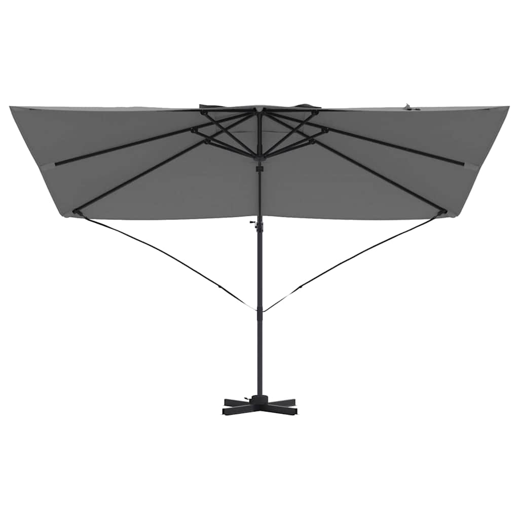 vidaXL Parasol Anthracite 351 x 250 x 260 cm Polyester et Aluminium - 5