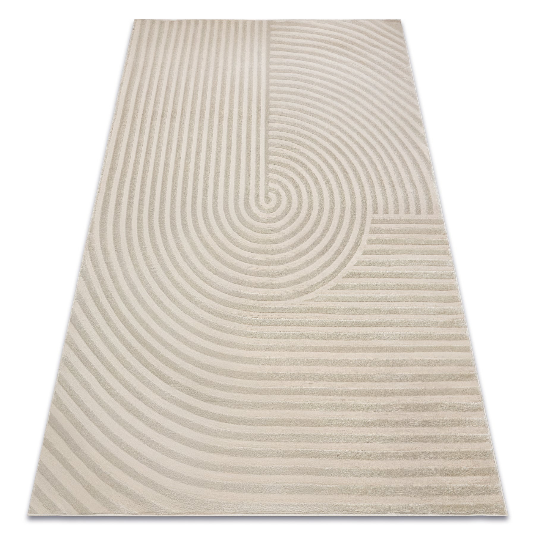 Dywan BALANCE 1921 taupe - Geometryczny, strukturalny, glamour 180x270 cm