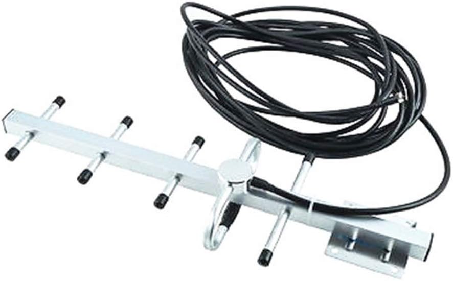 Amplificateur de signal GSM, répéteur de signal GSM, tête unique 900 MHz avec écran LCD, kit d'antenne Yagi - 3