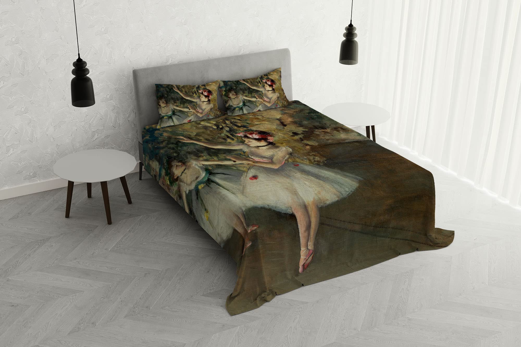 SOGNI D'AUTORE Parure letto con stampa digitale, made in Italy, 03, Matrimoniale - 2