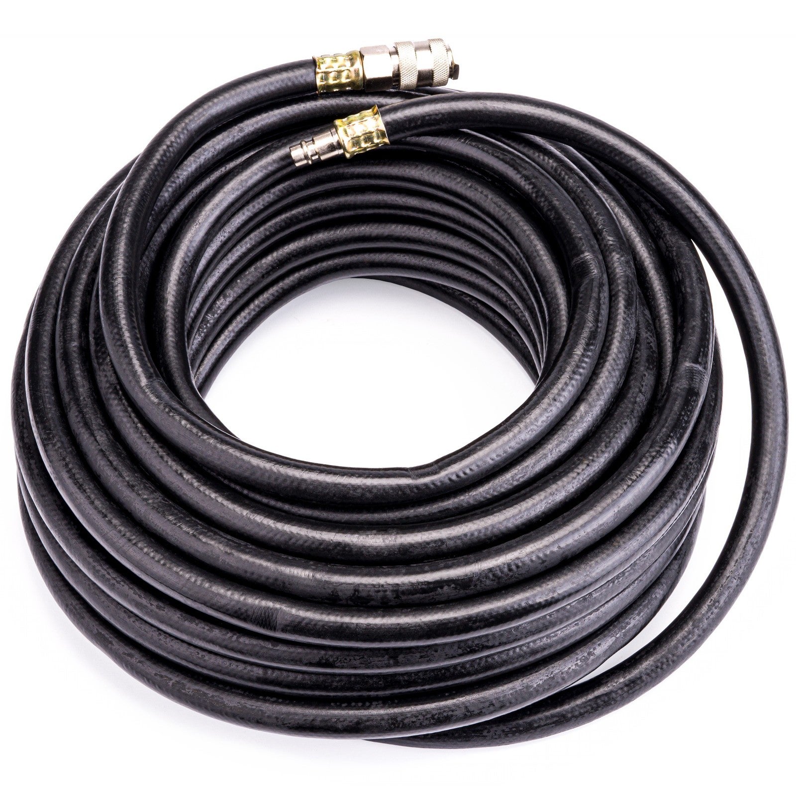 Tuyau à Air Comprimé 8 Mm - 20 Mètres, Caoutchouc Renforcé, 20 Bar, Flexible De -30°C à +80°C - Pour Compresseur, Atelier, Bricolage