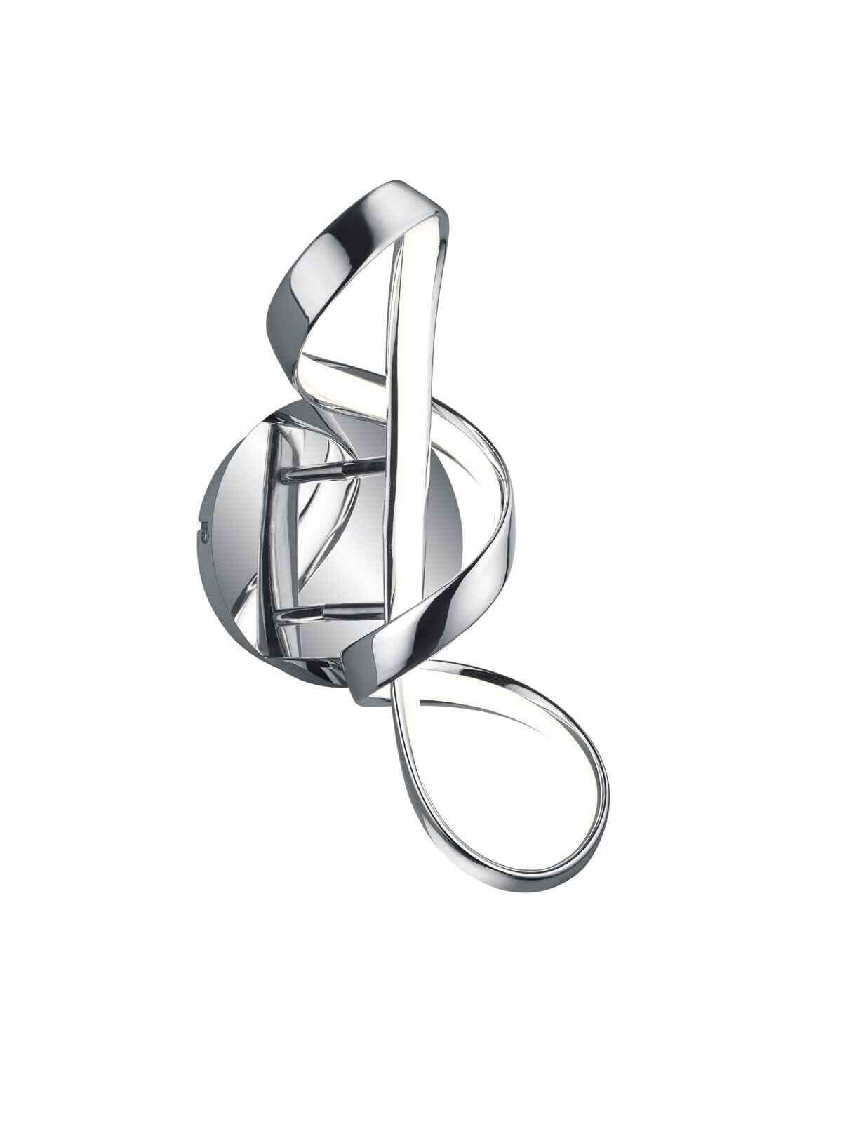 Kinkiet LED PERUGIA chromowany biały 18W Neutralna biel 2400lm akryl wym:40x22x17,5cm IP20 RL