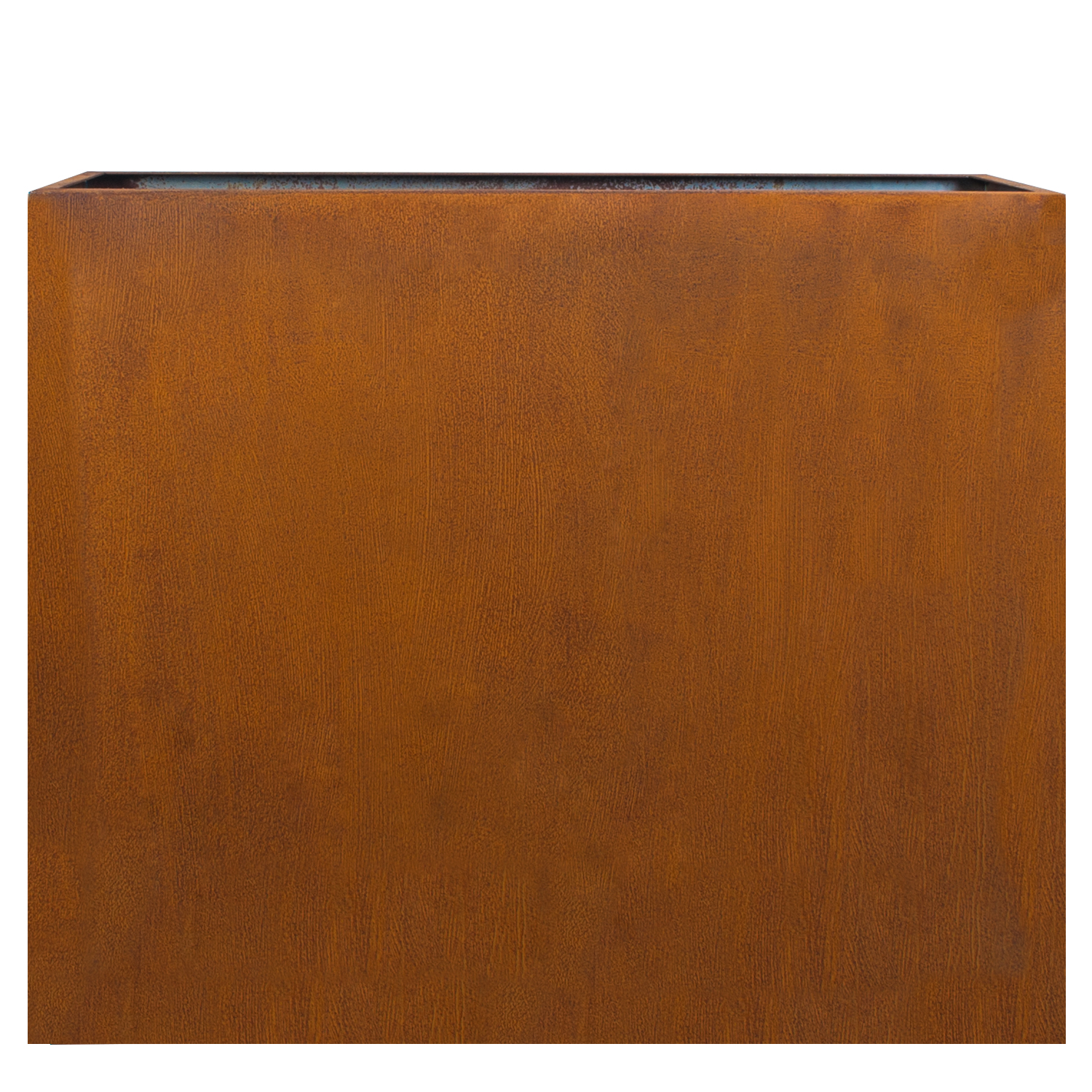 Podwyższona grządka Köhko® wykonana ze stali Corten Viva 81 x 26 x 68 cm | Korytko na rośliny o wyglądzie stali nierdzewnej