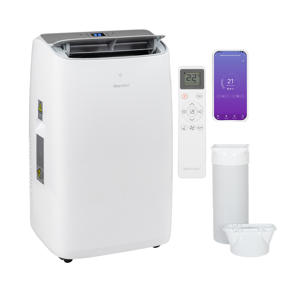 Klimatyzator przenośny Warmtec osuszacz grzanie Wi-FI 3.5 kW do 40m² 4w1 Froya KP35W