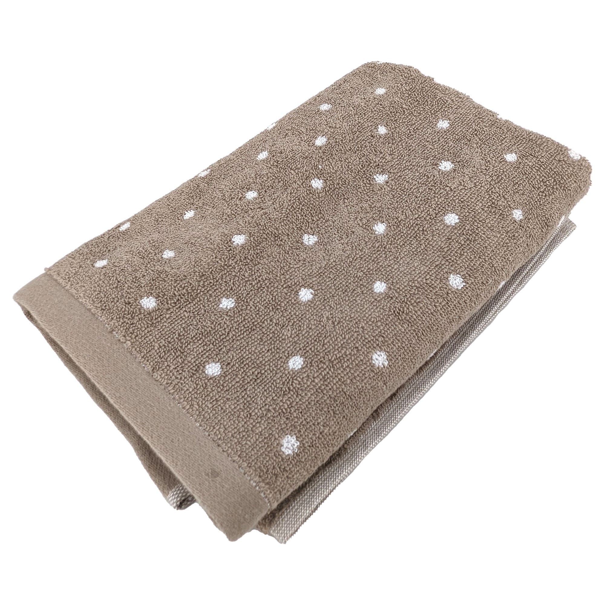 Serviette Invité SOLUND Marron Coton | Leroy Merlin Serviette Invité SOLUND Marron Coton | Leroy Merlin