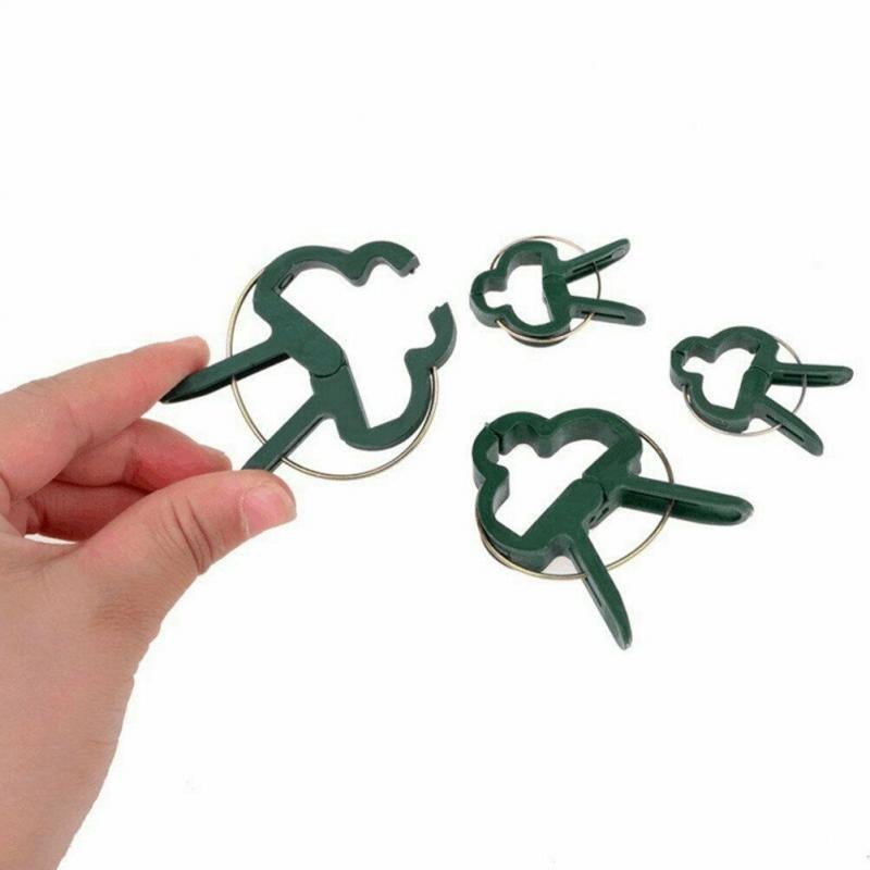 60x Attaches pour Plantes Liens pour Pieds de tomates, 4cm / 6cm vignes, vert - 4