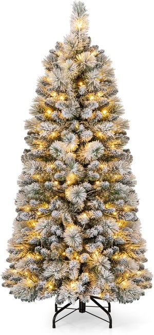 Confezione da 3 decorazioni natalizie illuminate per esterni Pupazzo di neve pieghevole Pinguino Babbo Natale con luci a LED, decorazioni natalizie | Leroy Merlin