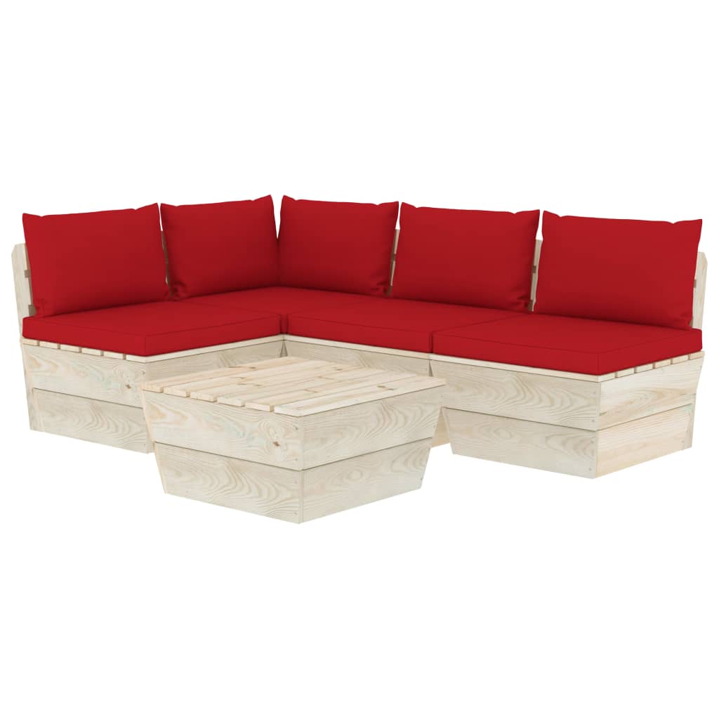 Ensemble Salon Jardin 3-4 Personnes Seyakany - Canapé D'angle, Table Basse, Repose-pieds - Acier Galvanisé, Plateau Acacia - Beige - Dimensions Spacieuses