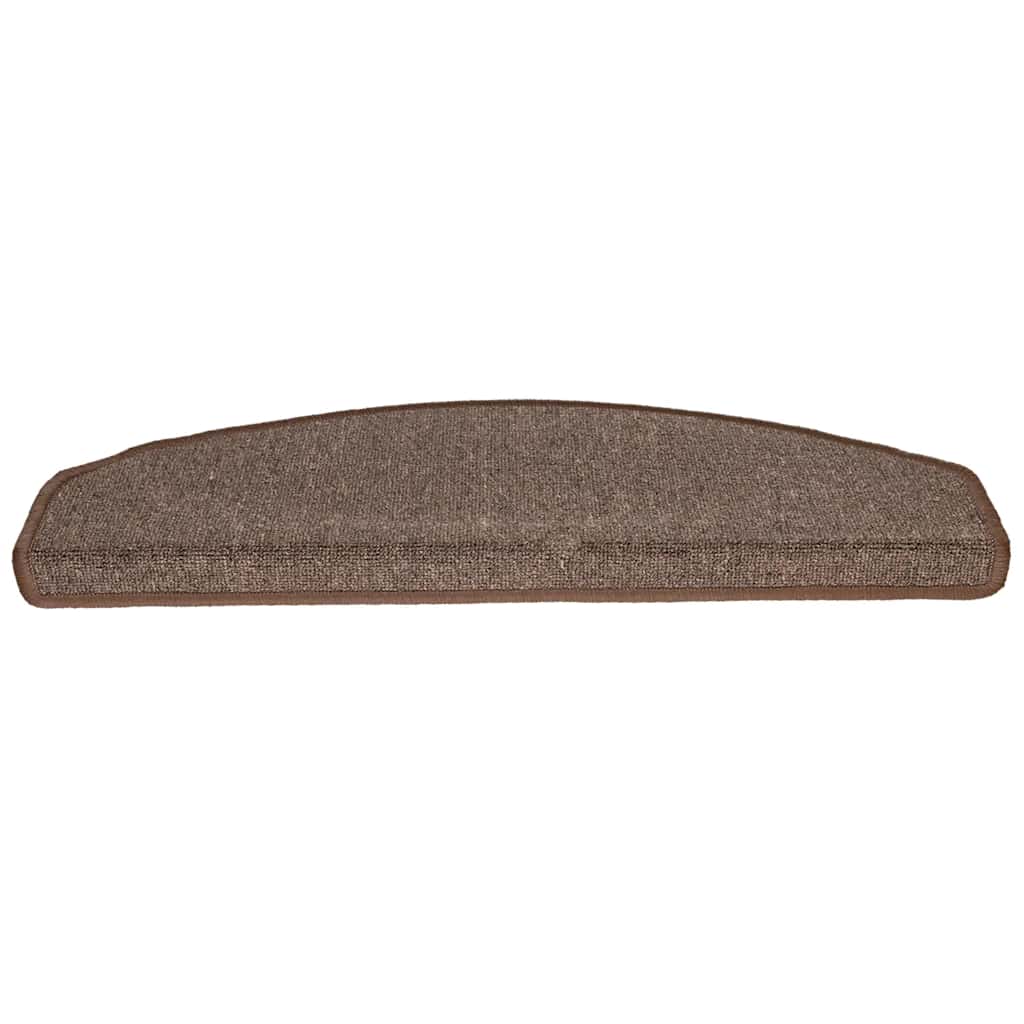 Tapis d'escalier 20 pcs | Paillasson d'escalier | Tapis de marche marron café 65x24x4 cm CFW529436 - 3