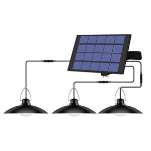 Lanterne Solaire Extérieur LED – Étanche IP65, Détecteur Mouvement, Rechargeable – Pour Jardin, Camping, Balcon