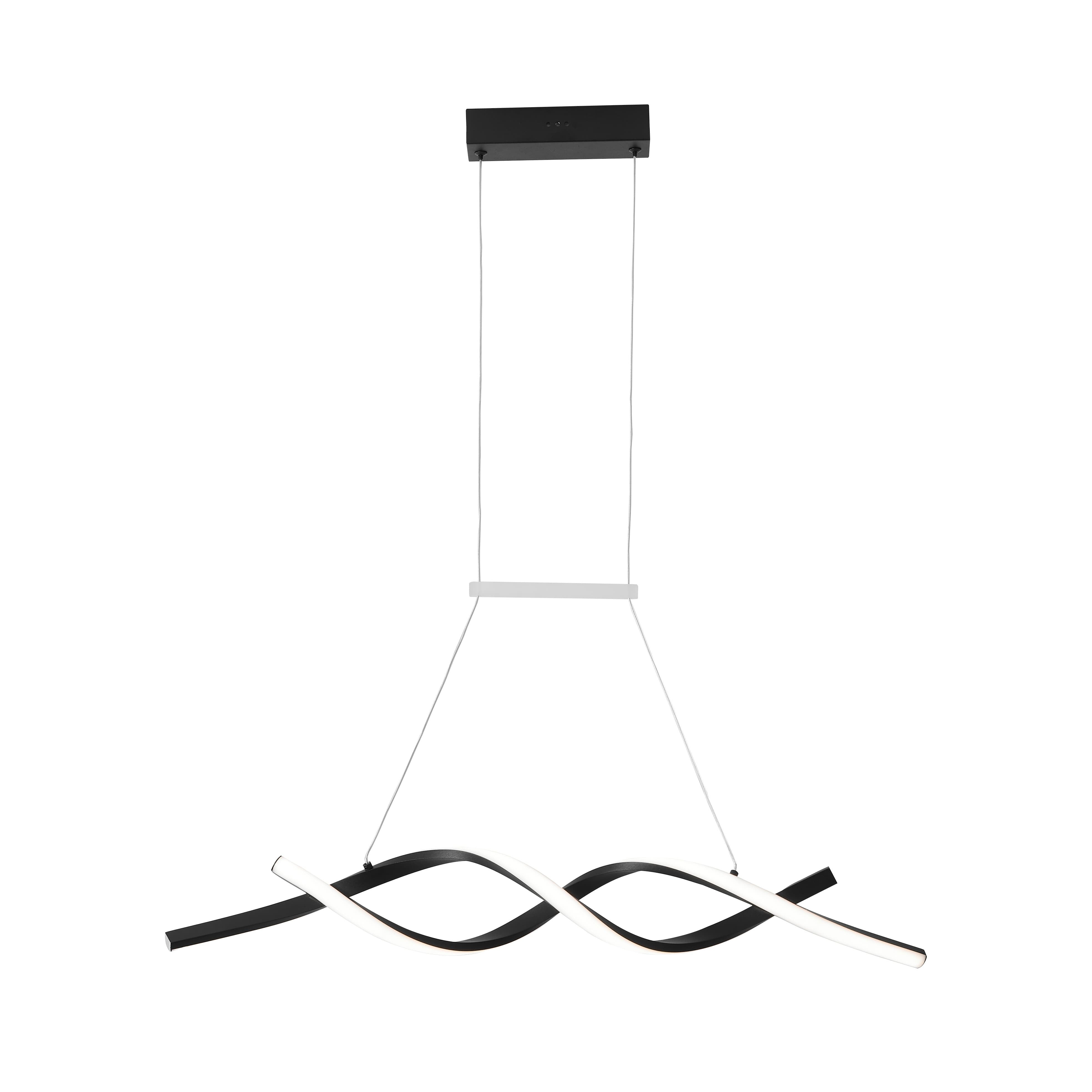 Lampa wisząca VESTA LED 32W Neutralna biel 2080lm czarna wym: 100 x 100 x 18 cm Kaja