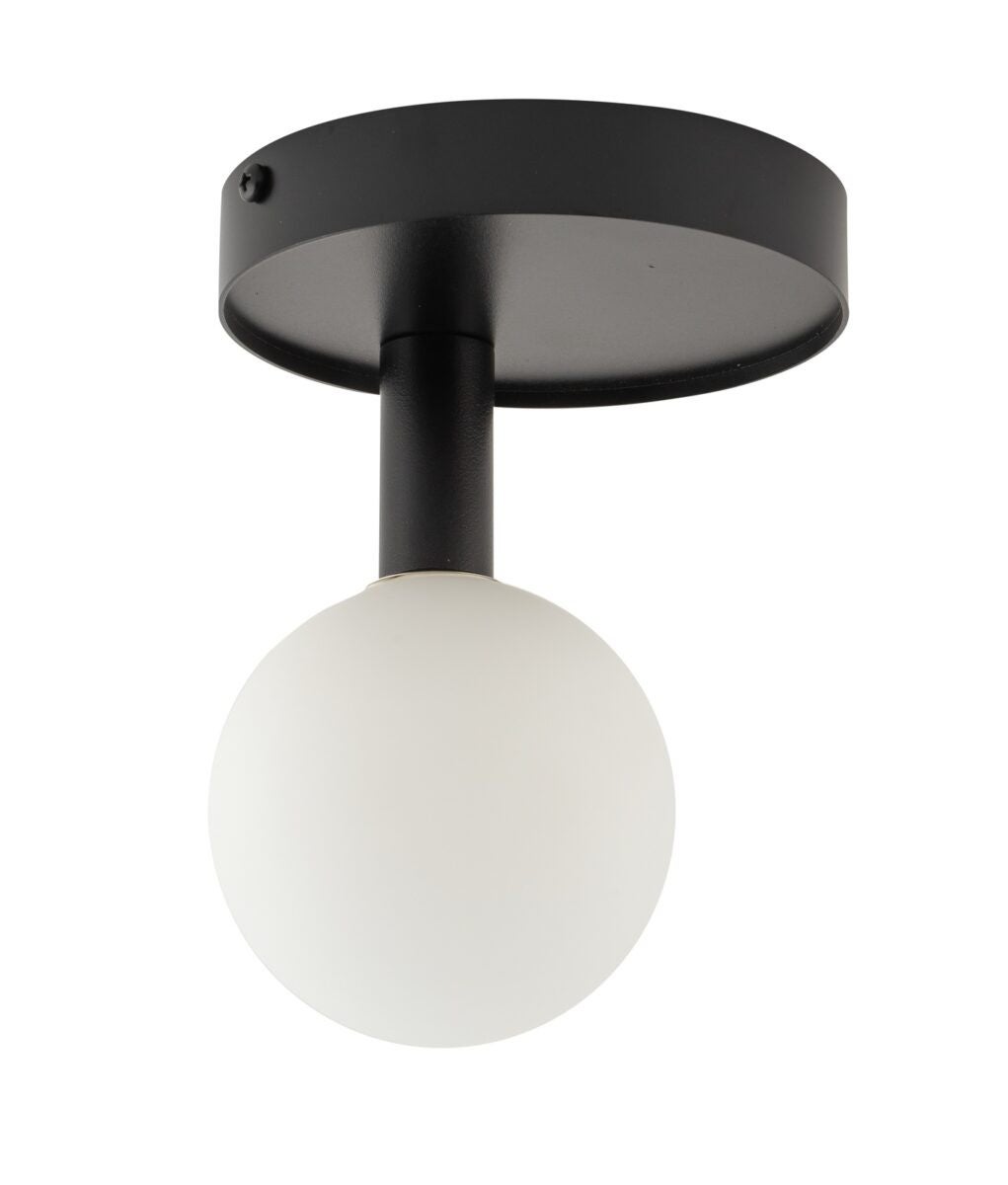 Lampa wisząca Perla czarno-biała 1 x G9 x 12W wym: 18 x 14 x 16 cm Sigma Lighting