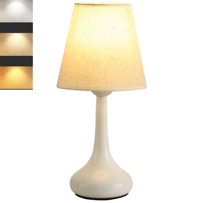 Nowoczesna lampa stołowa nocna do sypialni, lampka biurkowa, lampka nocna ze ściemniaczem 3-stopniowym, lampy biurkowe dekoracyjne