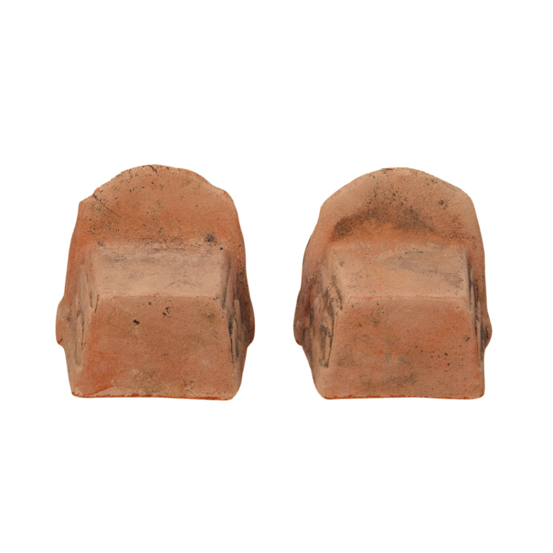 BISCOTTINI Set 8 Piedini Sottovaso Zampa di Leone in Terracotta Toscana - Supporto per Vasi da Esterno - Piedini Sotto Vaso 10x8x8cm Made in Italy - 7