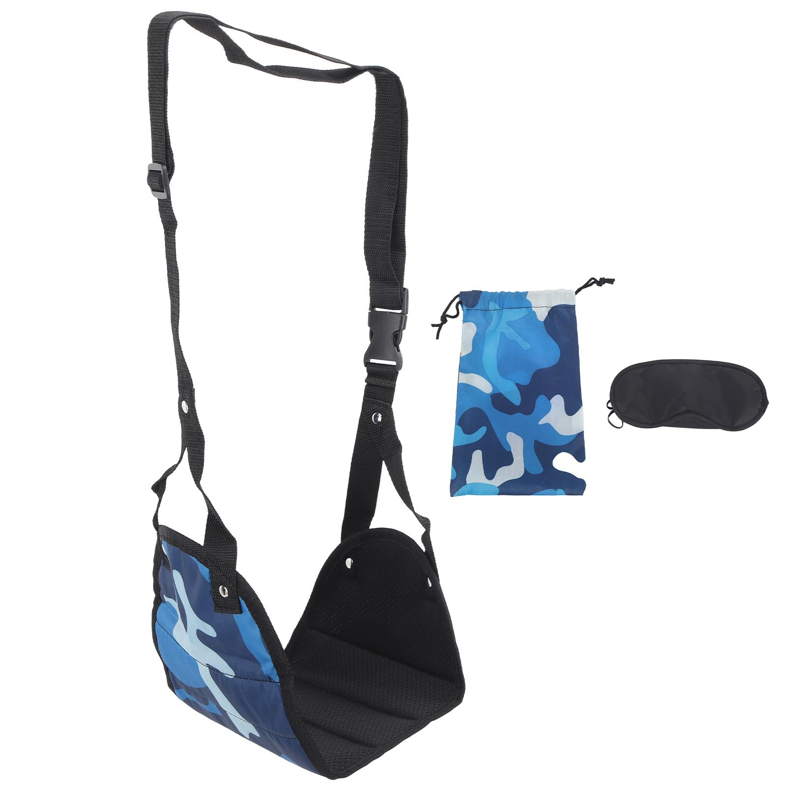 Poggiapiedi Da Viaggio Per Aereo E Auto - Amaca Regolabile Per Bambini E Adulti, Comfort Su Lunghi Tratti - Foto 2